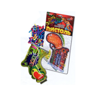 Пистоль Надувная хлопушка купить в Аксае | aksaj.salutsklad.ru